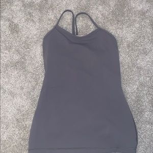 Lululemon racer back tank with shelf bra